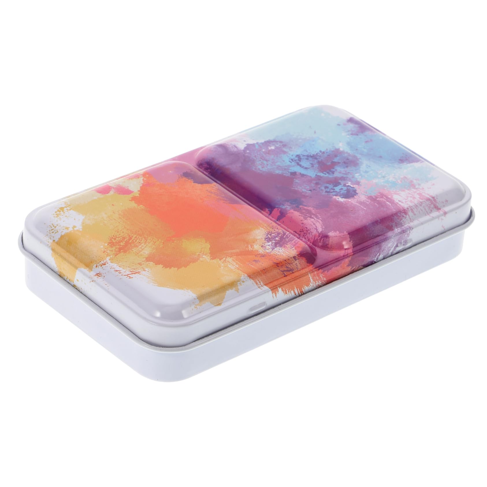 Lurrose 3ensembles Palette De Mélange Pigmentaire Boîte Art Portable pour Aquarelle Gouache Et Peinture à Huile avec Compartiments Idéale pour Artistes Et Débutants