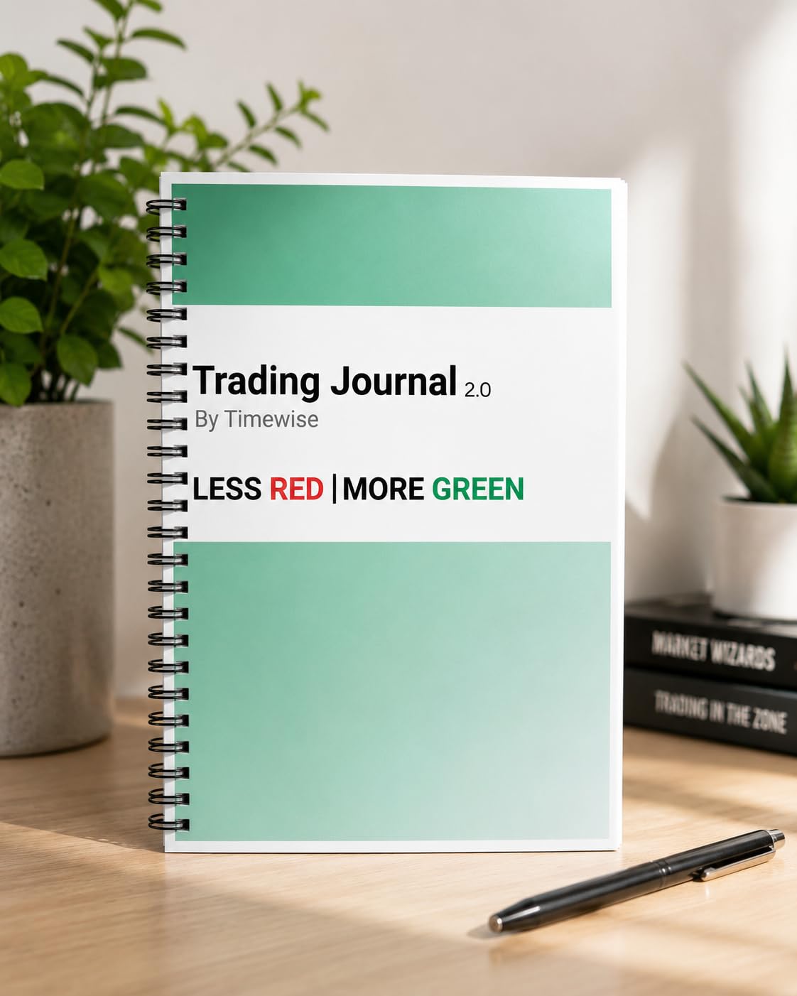 TimeWise Stock Market Trading Journal 2.0 Notebook A5 Size 140 Pages (Green)-picture-13