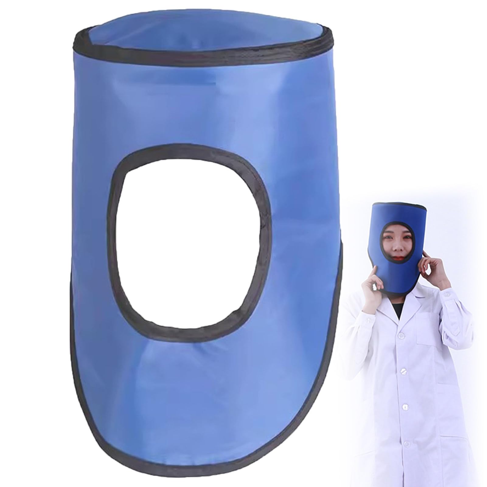 Grembiule in Piombo per Testa Intera, Protezione dai Raggi X, Cappello in Piombo per Protezione dai Raggi X da 0,35/0,5 Mmpb, per Cliniche Odontoiatriche, Cliniche Veterinarie 0.5mmpb