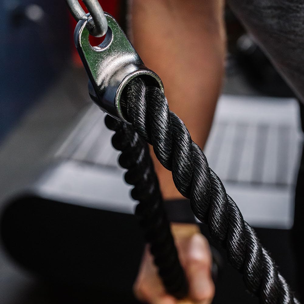 Titan fitness トライセップロープ Amazon.com : Titan Fitness Tricep Rope Press Down Rubber