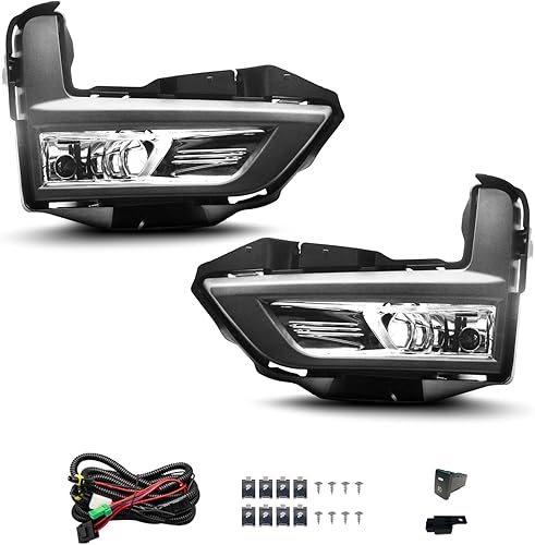 Miniatura 2 de Rowxroad Luz antiniebla compatible con Nissan Rogue SSLSVX-Trail 2017 2018 2019 2020 con interruptor y kit de cableado