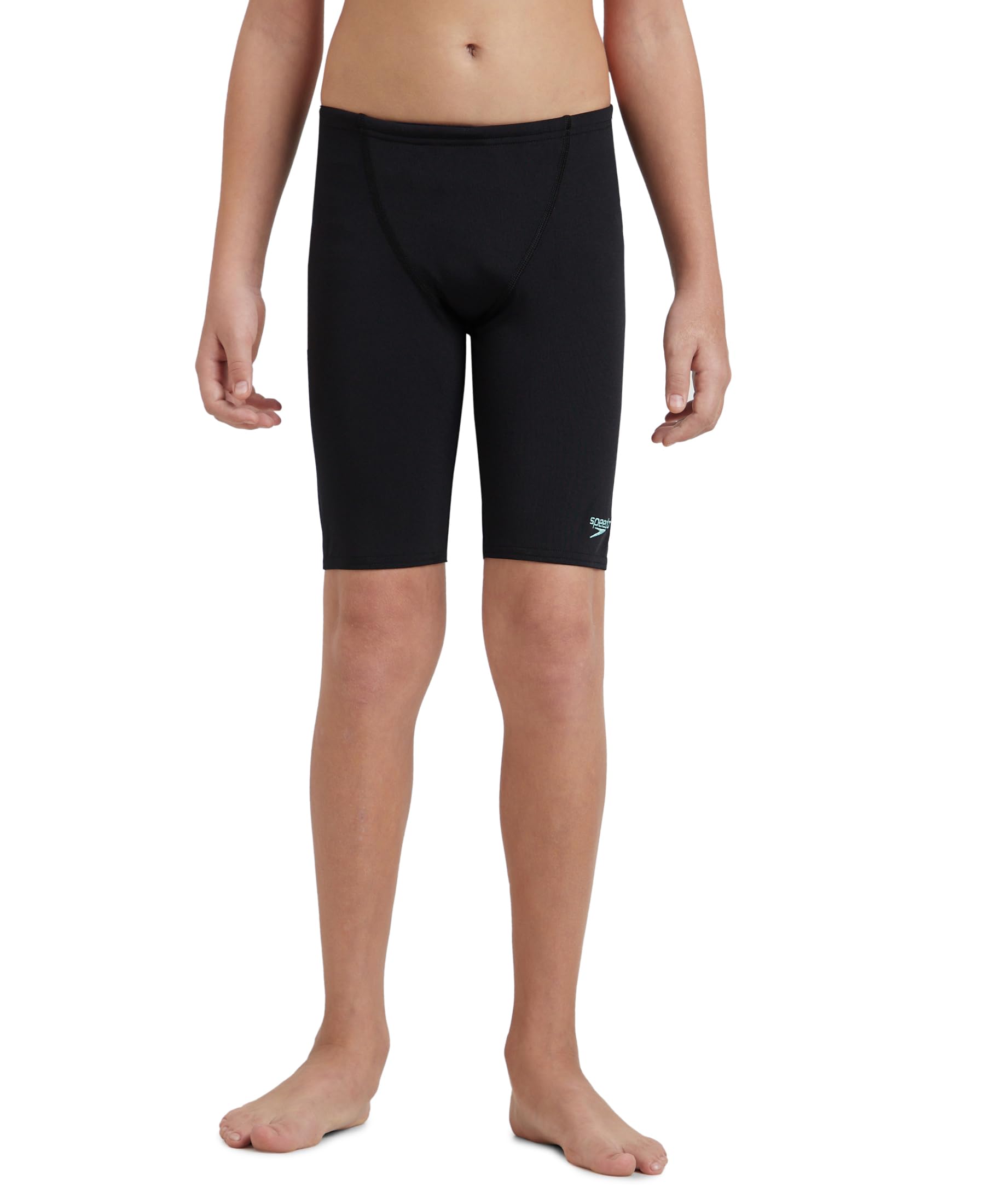Speedo Boy's Endurance+ Essential V-Cut Jammer | 100% Chlorine Resistant | Quick Drying | Shape Retention Fabric | Drawstring Waist |UPF 40+ Sun Protection-image-15