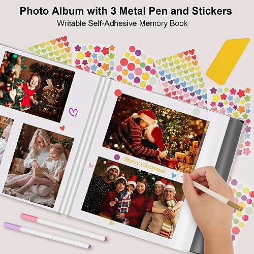 Zesthouse W11 Photo Album Self Adhesive Pages, 60 Pages Magnetic Scrapbook Albums thumb #3