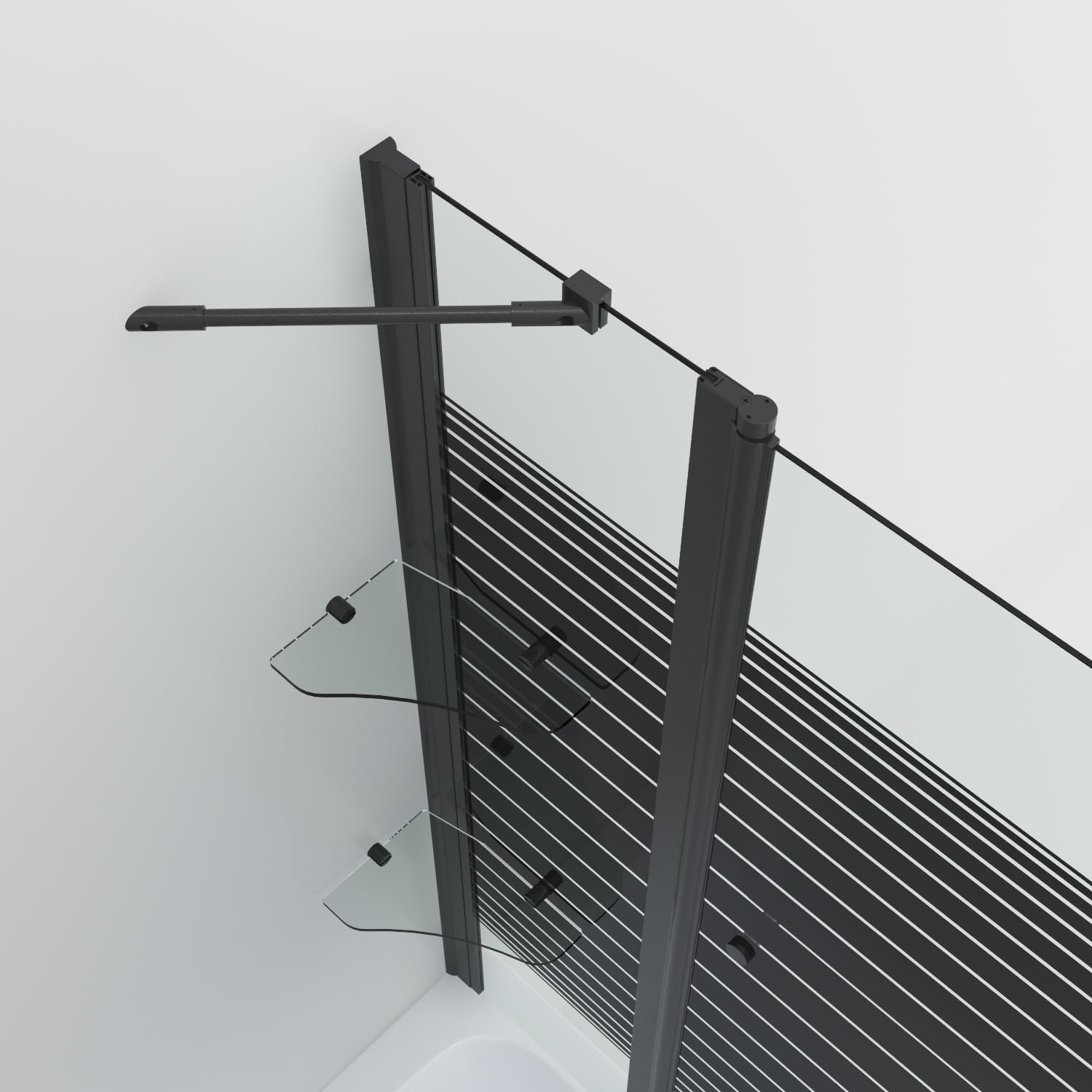 Duschwand 110 cm