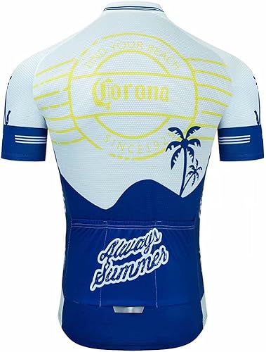 Miniatura 2 de Corona cerveza Ciclismo Jersey hombres manga corta ropa ciclismo bike desgaste Jersey triatlón Ciclismo maillot ciclismo MTB Negro