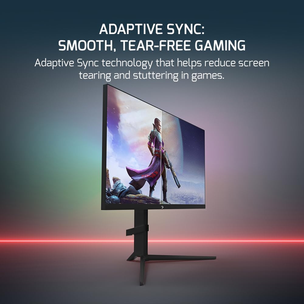 Game Power - Monitor rápido para Juegos de 27 Pulgadas, 1 ms, 360 Hz, 1080p, IPS Plano, HDR10 Altura/inclinación/Giro/pivote, Pantalla antirreflejos RGB Ajustable, HDMI/DP/USB, FreeSync, G-Sync, LED