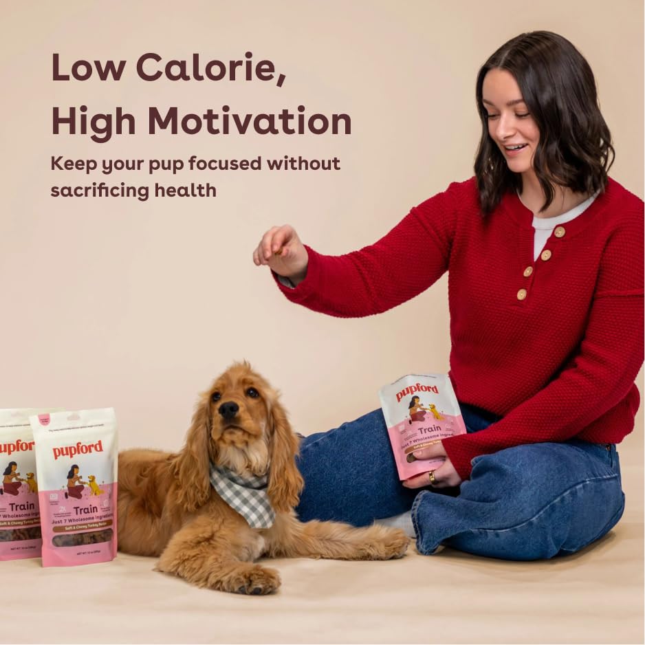 Image of Pupford Soft & Chewy Training Treats for Dogs & Puppies (Turkey, 5 oz)