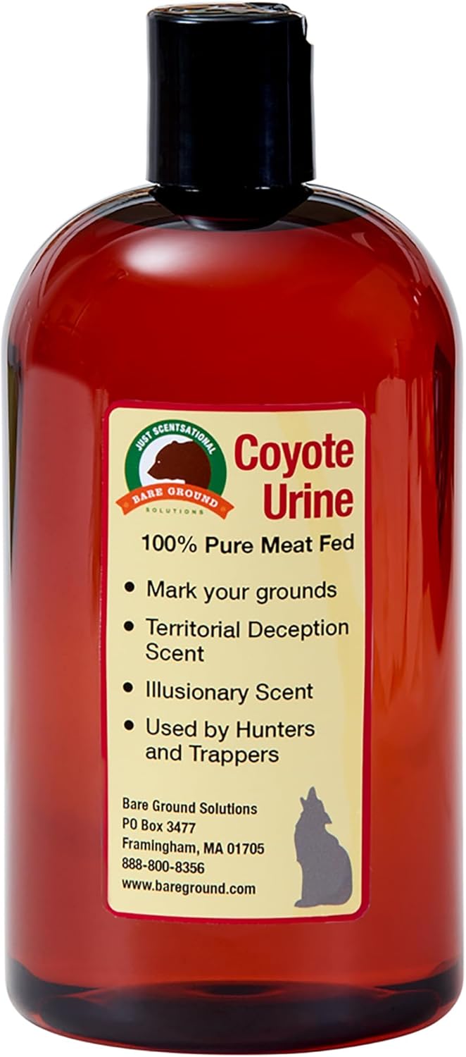 3 Set Just Scentsational RS-128 Coyote Urine for Gardens, Hunters, and Trappers, 128 oz (1 Gallon)