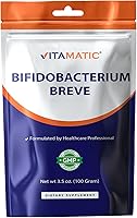 Vista 1 de Vitamatic Bifidobacterium Breve Probiotic Powder - Apoyo para la salud digestiva - 3.5 onzas (3.5 onzas) - 100 porciones