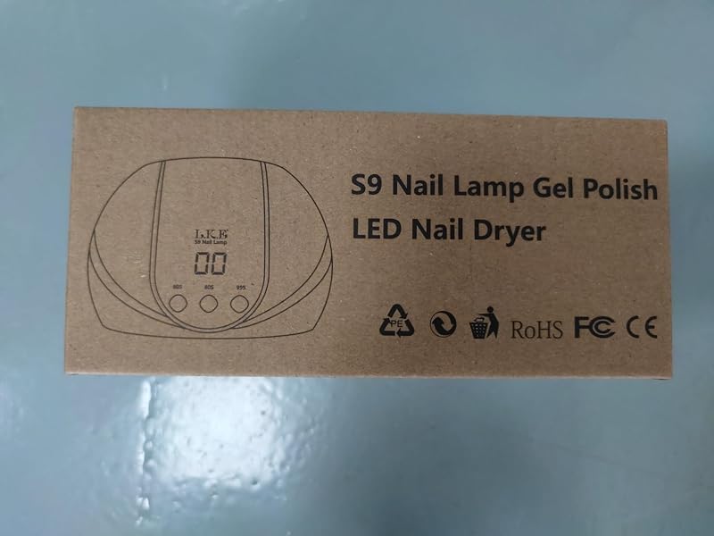 LKE UV Lámpa Műkörömhöz - 54W LED Körömszárító 3 Időzítővel, LCD Kijelzővel és Autó Érzékelővel - Minden UV Zselé Lakhoz, Kezdőknek és Profi