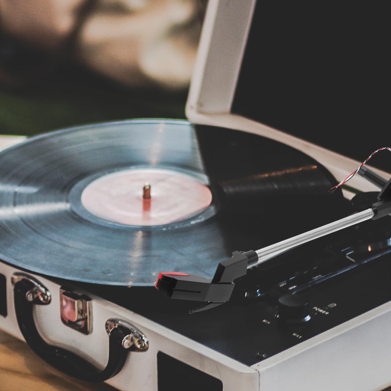 Braccio Giradischi Universale in Abs E Metallo Per Sostituzione Componenti Di Tonearm Con Testina Inclusa Facile Installazione Per Giradischi Vintage