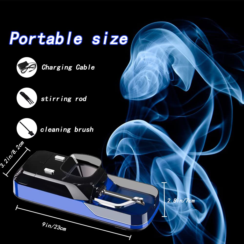 IXIGER Electric Cigarette Rolling Machine,Cigarette Roller,Household  Automatic Cigarette Rolling Machine,Used to roll Your own Cigarettes(Blue):  Buy Online at Best Price in UAE - Amazon.ae
