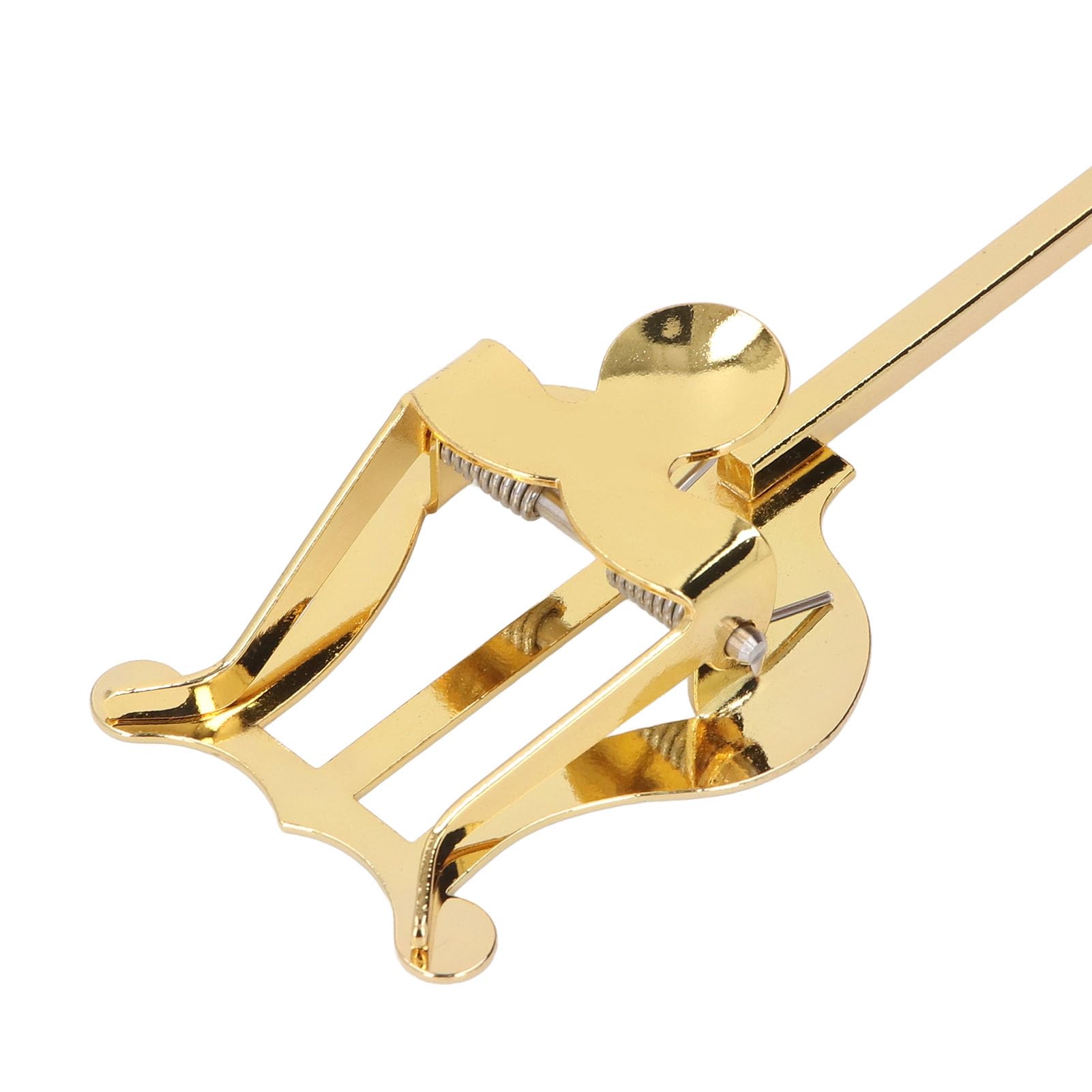 Pince Lyre de Feuilles de Saxophone Alto en or Noble, Porte-à-faire Facile à Utiliser pour la Musique de Saxophone, pour la Pratique Musicale