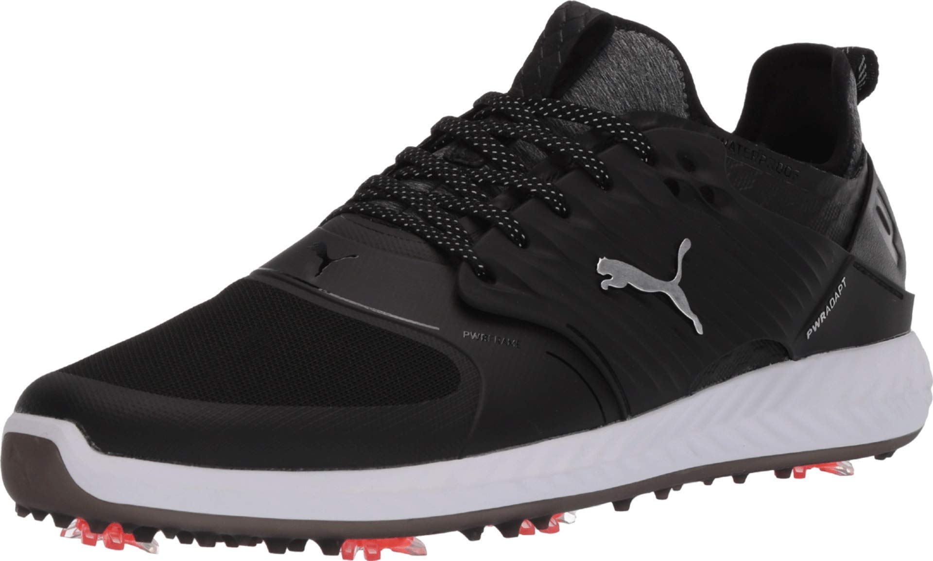 PUMA GOLF Men's Ignite Pwradapt Caged Golf Shoe, Puma Black-puma Silver-puma Black, 9.5 Wide-picture-14