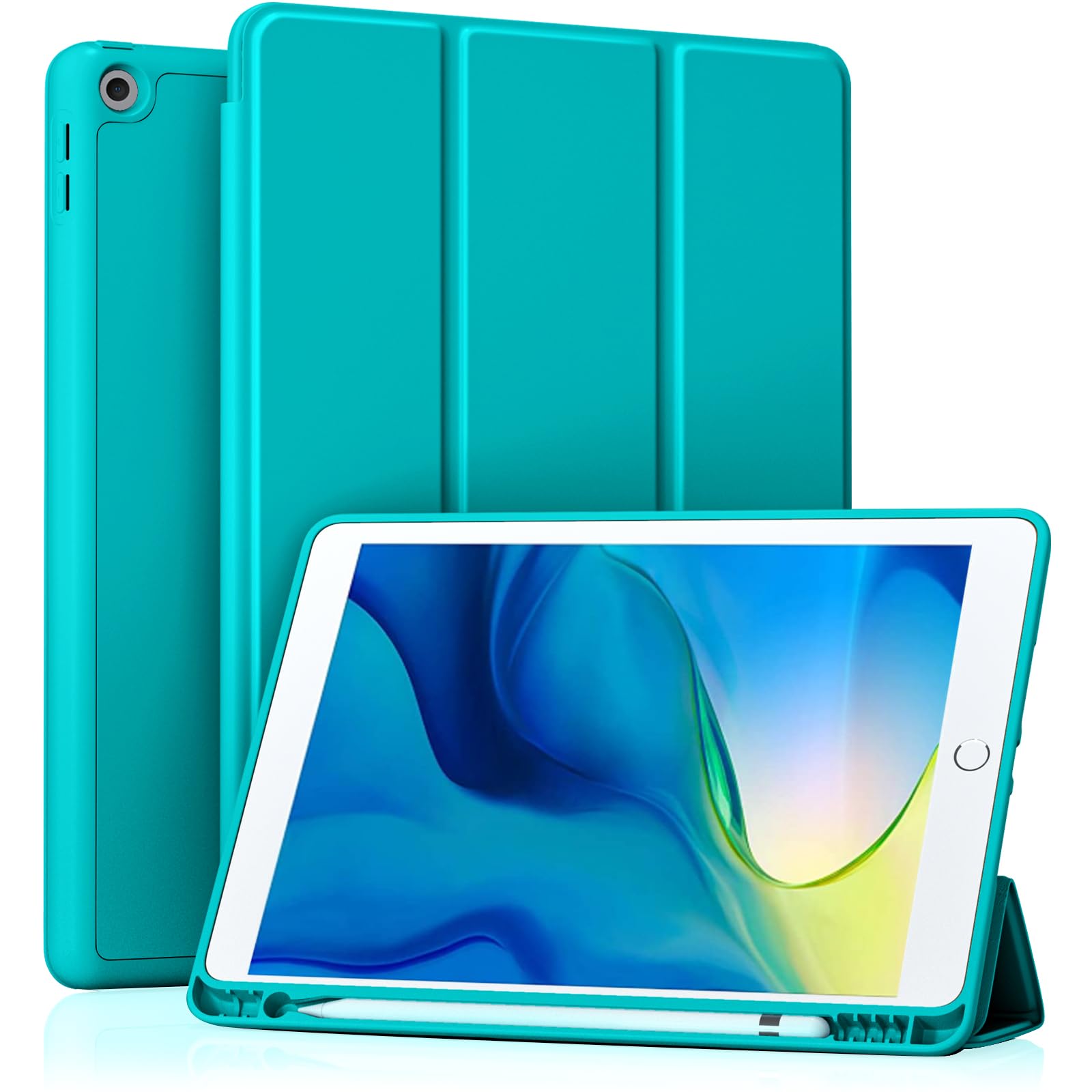 Akkerds for iPad 9th/8th/7th Generation Case 10.2 Inch, Sky Blue — Amazon image 20
