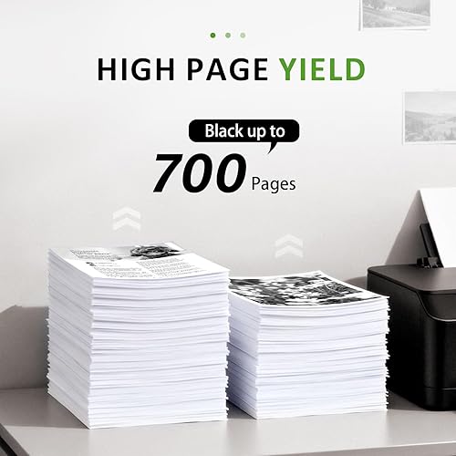 Vista 3 de AURASKY 64XL - Cartuchos de tinta negros de alto rendimiento para 64XL, repuesto compatible con HP Envy Photo 7800 7855 7858 7155 7120 7158 7100