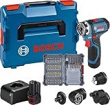 Bosch Professional GSR 12V-15 FC, Noir, 2 x 2.0Ah batterie/chargeur/accessoires - 1