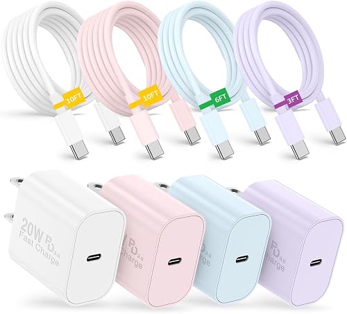 iPhone 快充充电头+10ft USB-C线