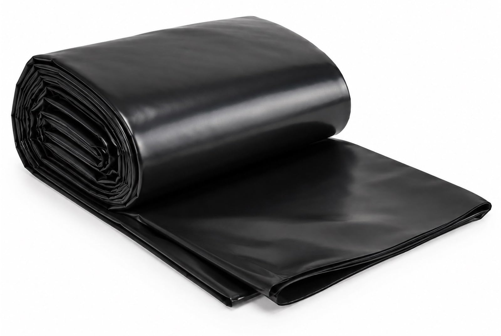 Épaisse Bâche Bassin Extérieur, Imperméable & Résistant Liner Bassin Extérieur, Épaisseur de 0,2 mm, PEHD Bâche Noire Agricole pour Bassins Piscicoles, Talus, Toiture & Stockage d'eau(5x9m)