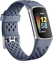 Vista 24 de Getino Compatible con Fitbit Charge 5 Bandas/Charge 6 Bandas para Mujer y Hombre, Correa Deportiva de Repuesto Ajustable y Transpirable para Fitbit