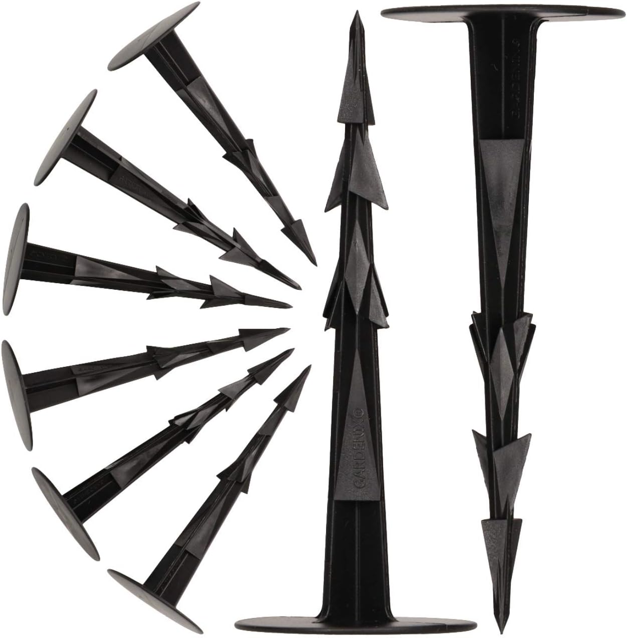 100 Stück Erdanker Bodenanker 100mm - Verzinkte Gartennägel Für Unkrautvlies & Zäune