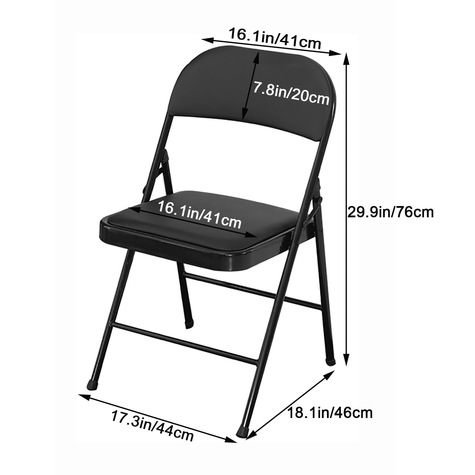 Amazon.com: zxhrybh Folding Chair, Upholstered Foldable Chair