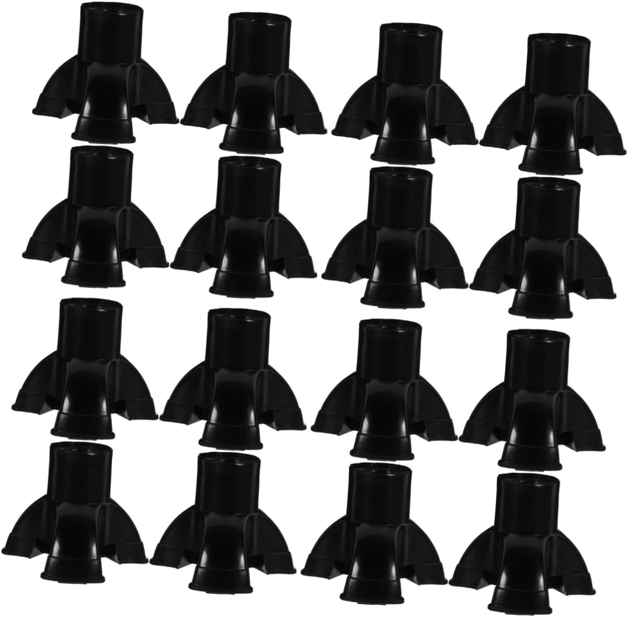 Trekking Poles Anti-Skid Tip Walking Pole Tips Black Protectors Anti-Skid Crutch Foot Pad