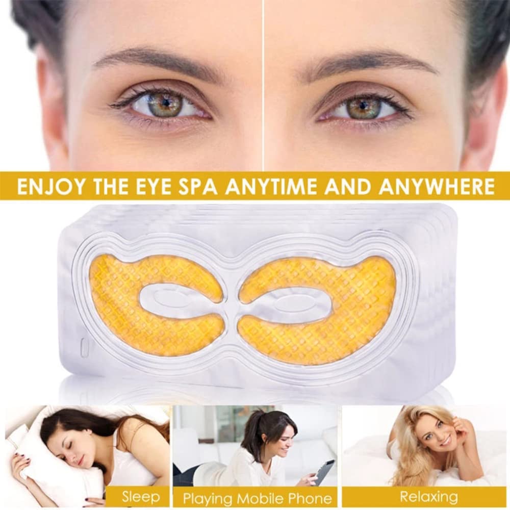 Maschera per gli occhi, Eye Patch, Eye Mask, Occhi Pads, Maschera d'occhio del collagene, Maschere Eye Gel Patches - Idratante, anti-rughe, anti-età, cerchi scuri ed elimina tasche, 5 Pairs