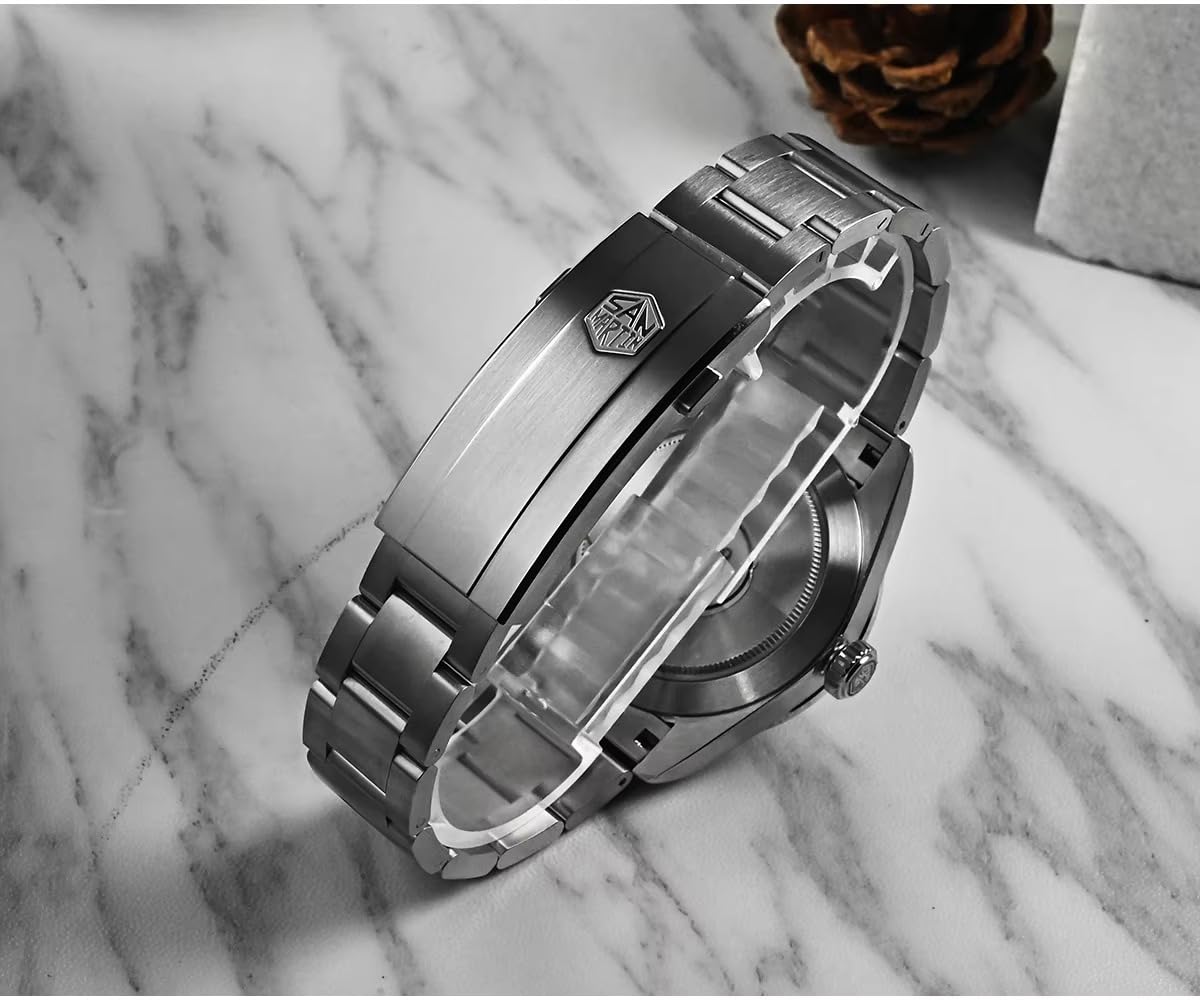 San Martin SN0054F GMT Reloj automático, 38,3 mm, cristal de zafiro