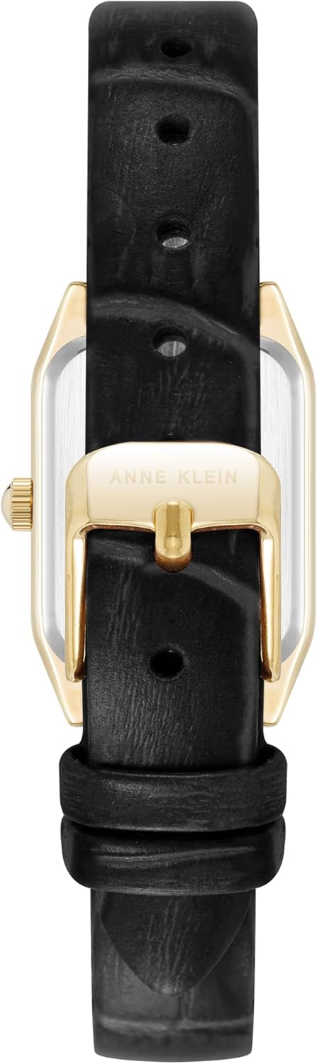 Anne Klein Women's Sustainable Leather Strap Watch, AK/5148