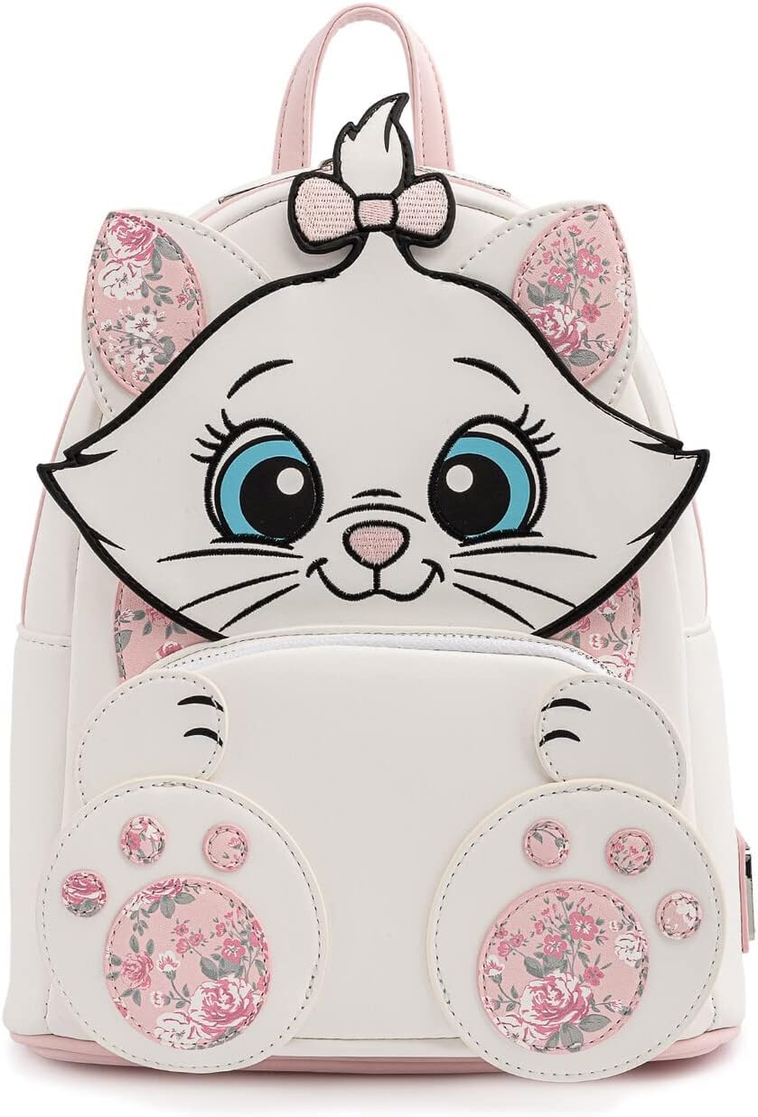 Amazon.com: Loungefly Disney The Aristocats Marie Pink Floral Allover ...
