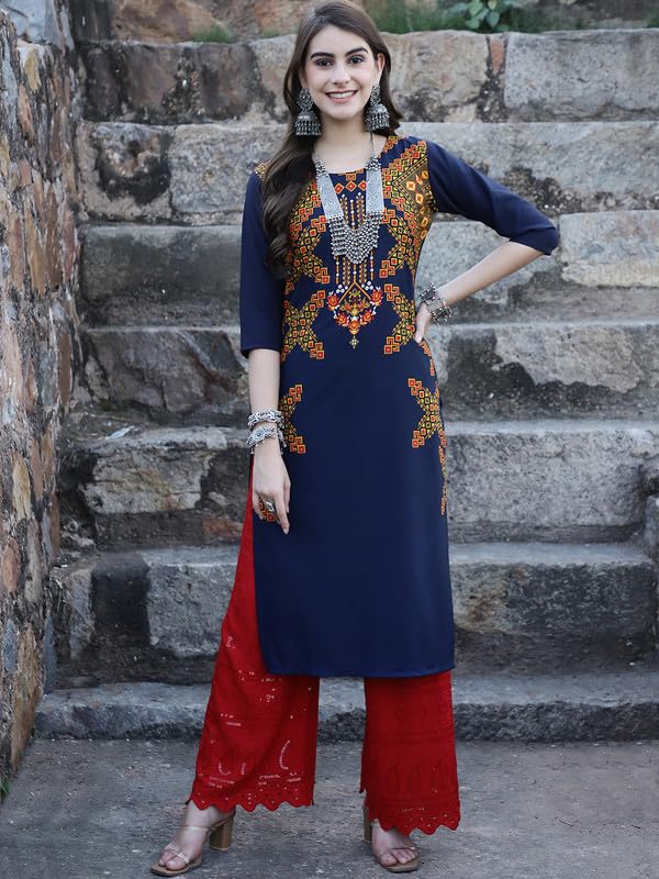 Image of Kurta for Women||Kurta||Casual Kurta|| Women's Kurta||New Fashionable Kurti ||Office Kurta for Women