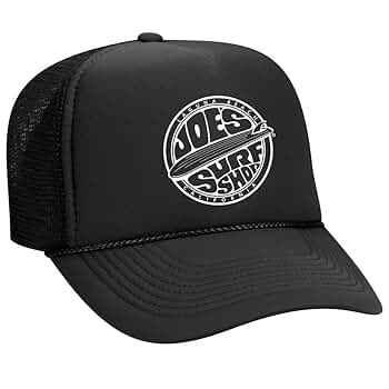 JOES SURF SHOP Fins Up Foam Snapback Trucker Hat-Black at
