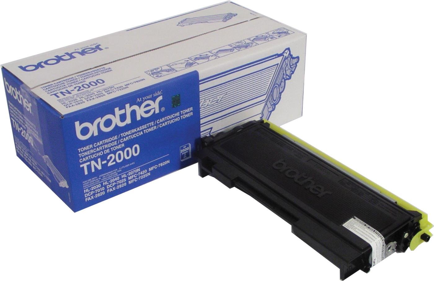 Brother TN2000 Schwarz Original Toner Pack of 1