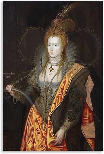 American Art Healy The Peacemakers - Retrato de Isabel I de Inglaterra, pinturas para decoración de pared, lienzo para decoración de pared,