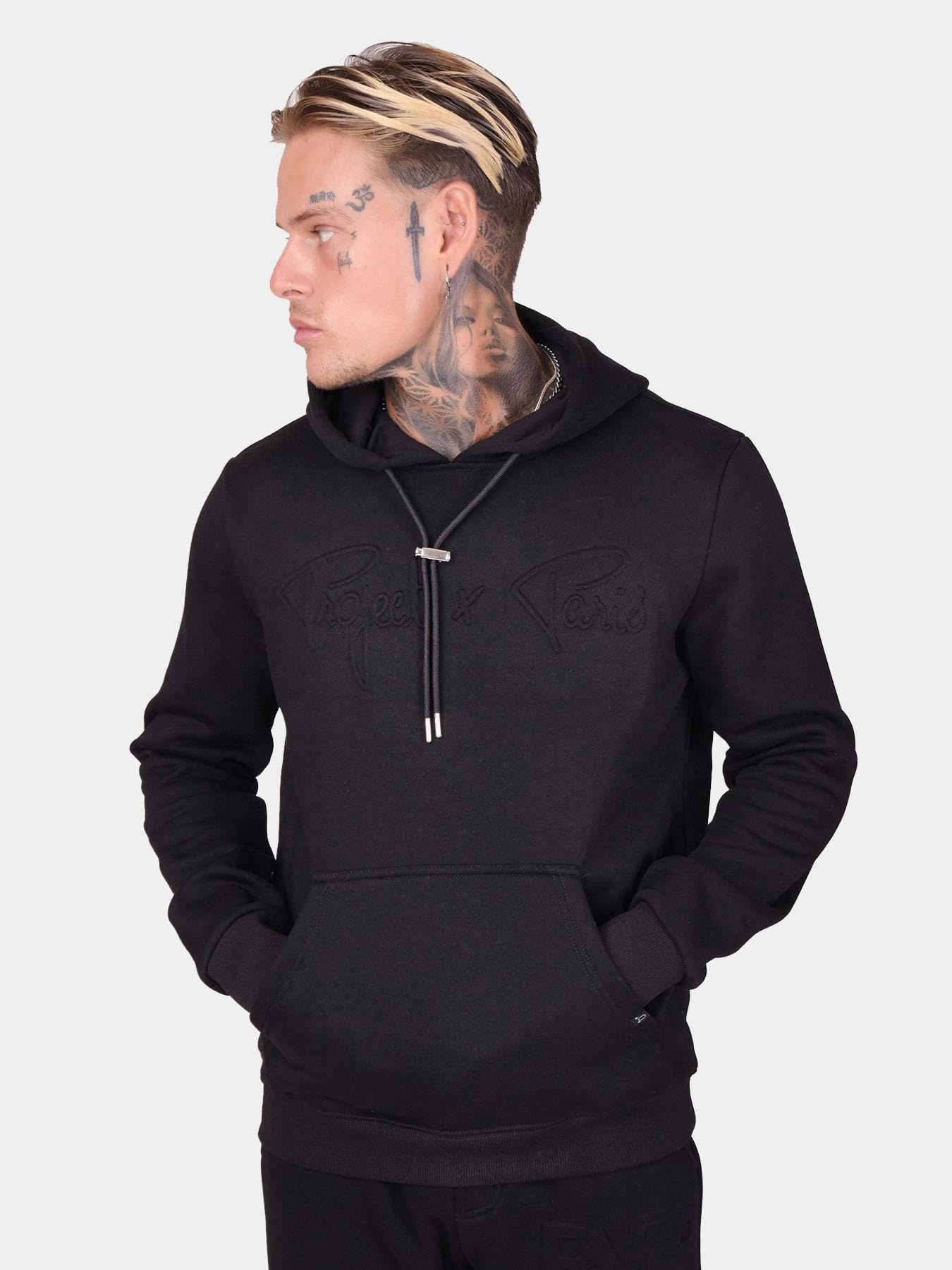 Project X Paris Sweat à Capuche Logo embossage Relief Noir M