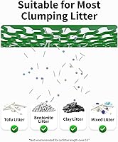 Vista 8 de PETKIT 2025 Upgraded Automatic Cat Litter Box 2-Way Odor Remover & 20 Trash Bags,App Control Smart Robot with Anti-Scratch Inner Mat, Self-Cleaning