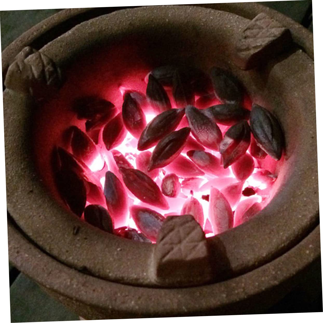 BESPORTBLE Carbone di Olivo Naturale per Barbecue e Stufa, 500g, 1 Sacchetto, per Grigliare All'aperto, Uso Efficiente e Versatile