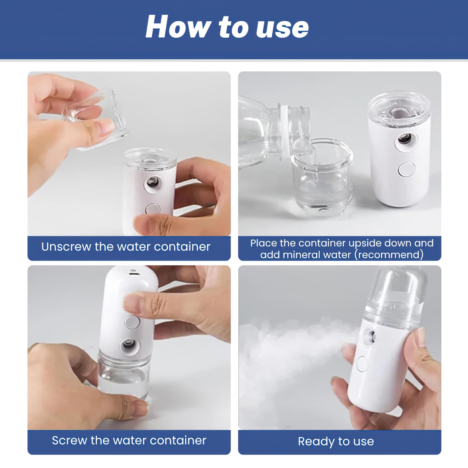 Sunshine Mini Défroisseur Vapeur Portable Rechargeable - 15 Secondes, Rose, Idéal Voyage Et Maison