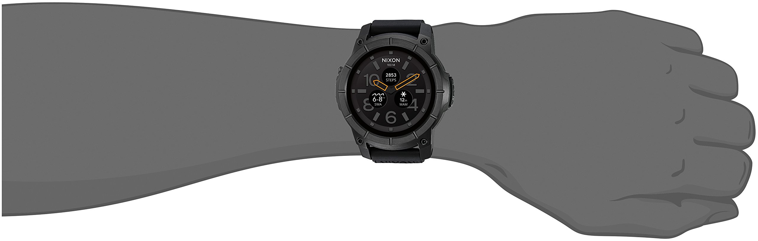 Nixon Mission Smartwatch Black : Amazon.in: Sports, Fitness & Outdoors
