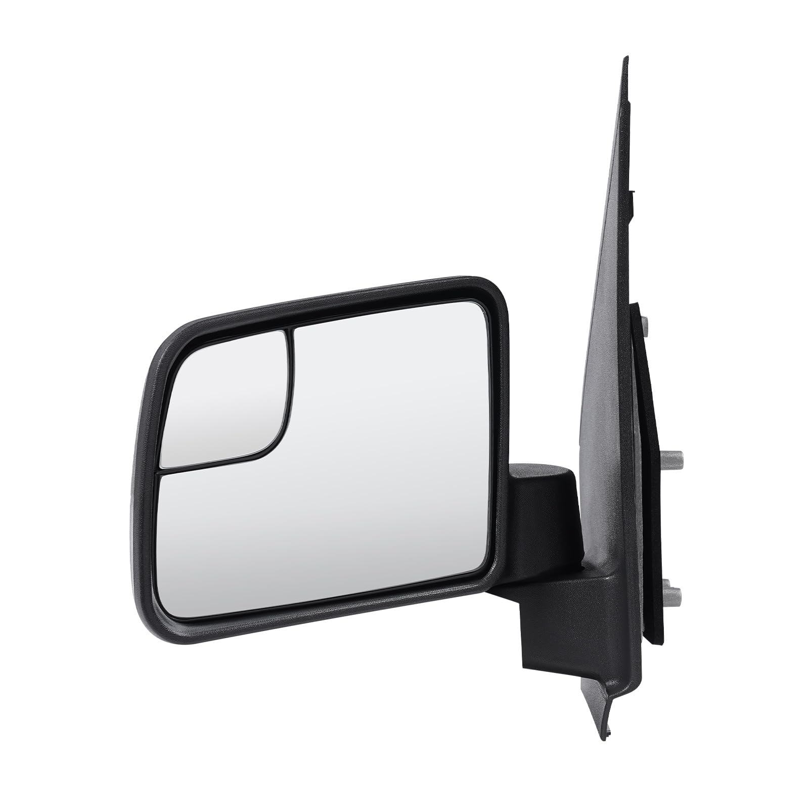 Manual Mirror for 2011 2012 2013Ford Transit Connect XL XLT, Left Driver Side Mirror Textured Black With Blind Spot Glass BT1Z17683A, FO1320441