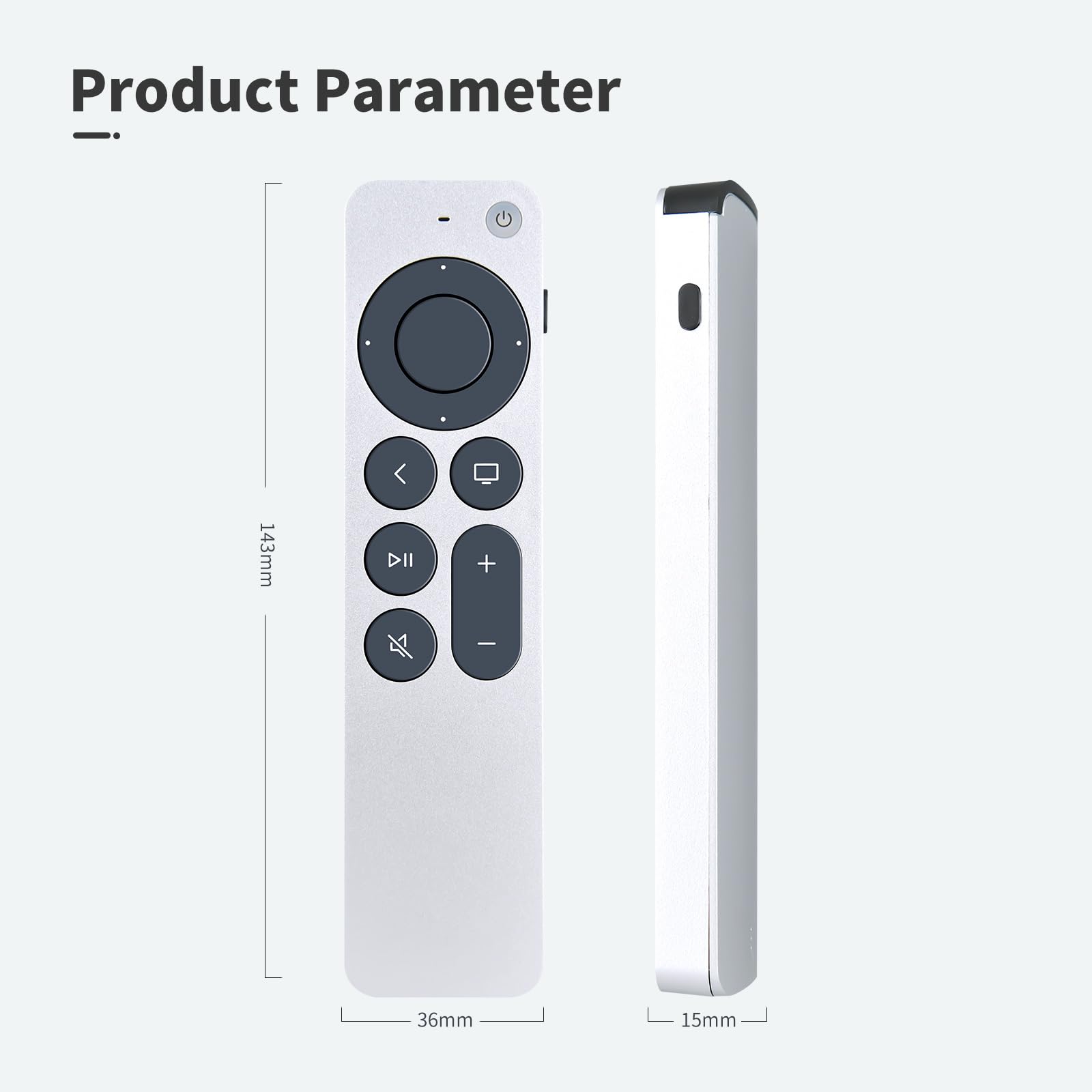 Apple TV 4K 64GB A1842 ＋ コントローラーセット WKOLF New universal replacement remote control for Apple TV 4K/Box