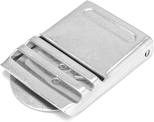 Miniatura 6 de MOOCY Hebilla de cinturón de peso de acero inoxidable de 2 pulgadas, hebilla de cinturón de buceo con 3 ranuras, hebilla de cinturón