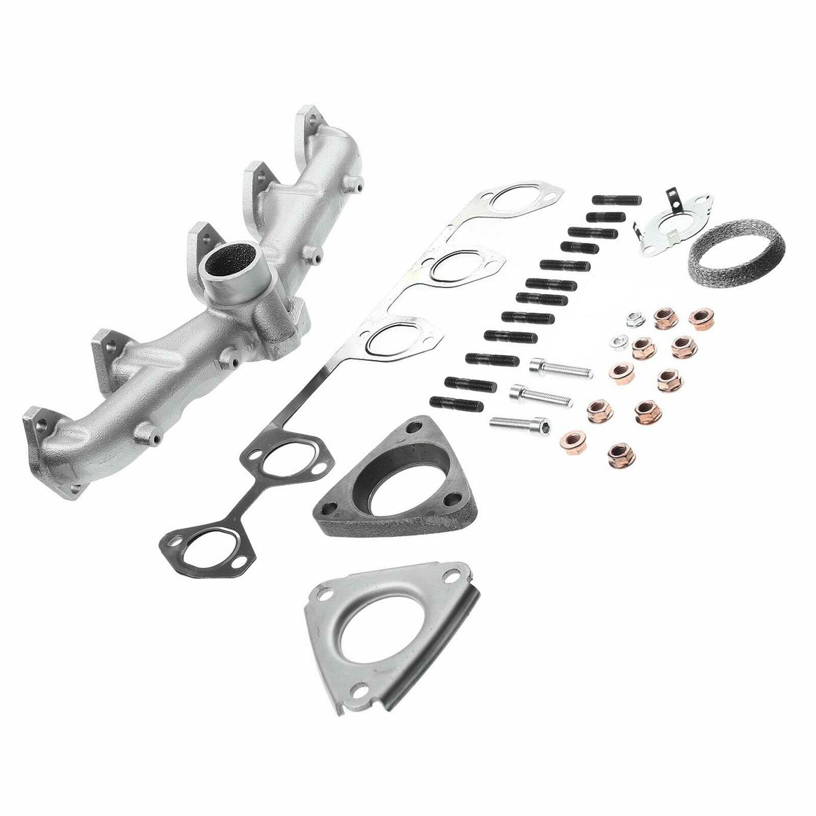 Collettore Scarico con Set di Guarnizioni e Accessori Trasportatore/Multivan/Toureg 2.5 TDI Motori: BNZ BPC BPE BPD 070253031F 070253031