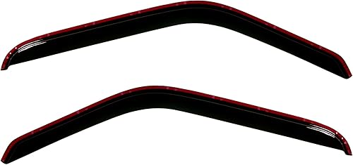 Miniatura 1 de 2 deflectores de lluvia en canal para puertas delanteras 93-11 Ranger para ventanas de protección solar y lluvia