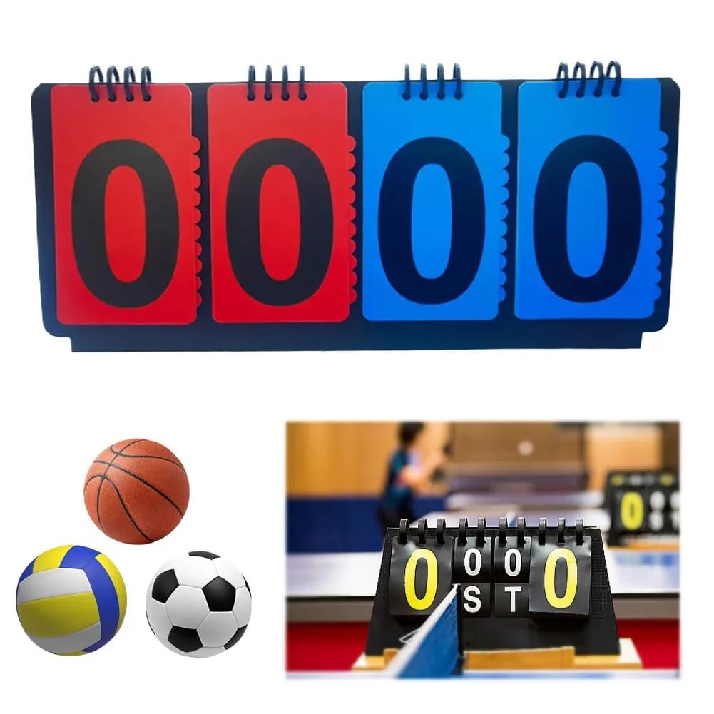 Flipper del punteggio tabellone segnapunti for gli sport di tennis | 4 Digits