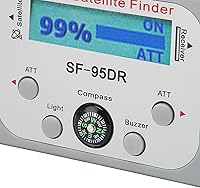 Vista 7 de Medidor de satélite digital, medidor de satélite con función de zumbador ATT de 950 a 2150 MHz con medidor de fuerza para DirecTV