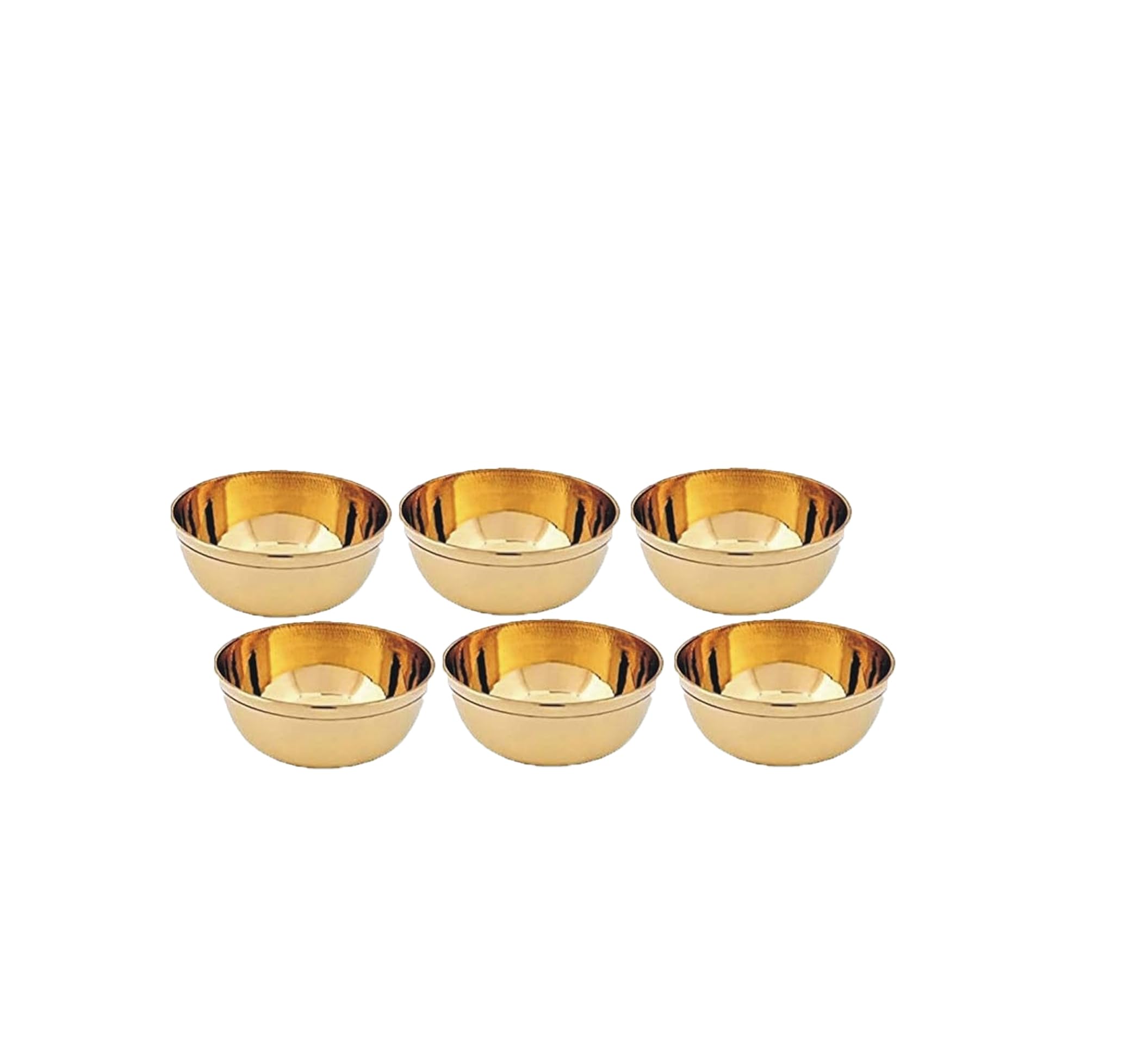 Brass Diya & Small Decorative Bowl for Puja – Elegant Home Decoration for Festivals & Rituals Gift Set of Capacity (6, Capacity 15 ML)-image-45