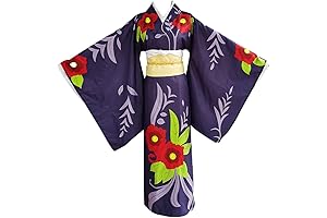 Lady Tamayo Cosplay Costume Japanese Kimono Outfits for Halloween Party