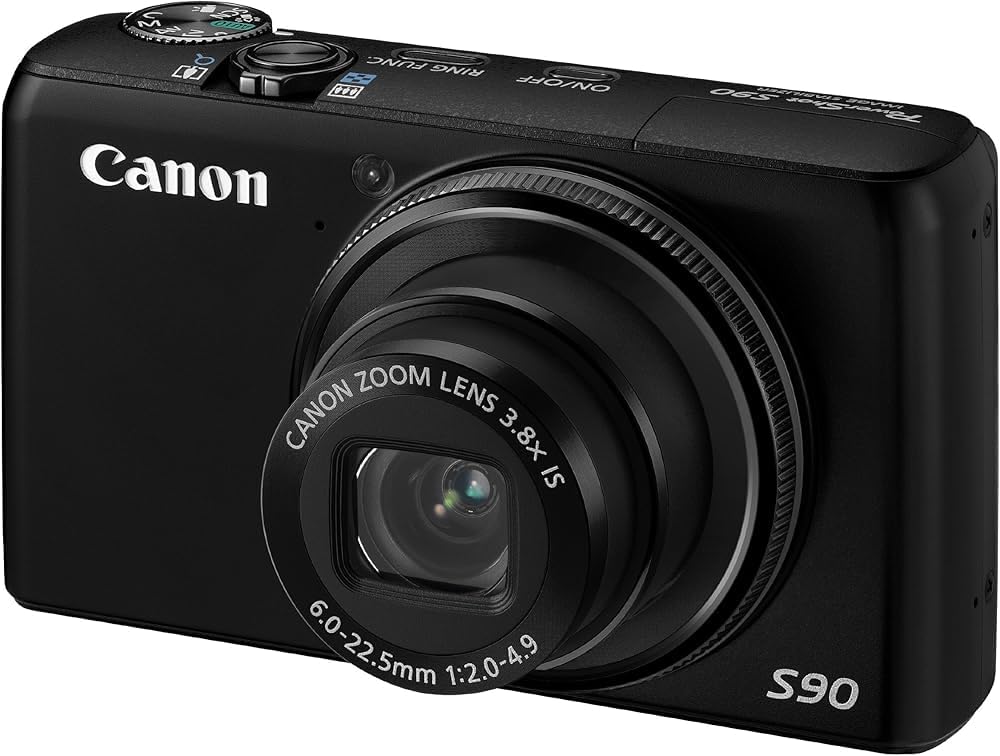Canon PowerShot S90 コンパクトデジタルカメラ Canon PowerShot S90 - Cámara Digital Compacta 10 MP - Negro